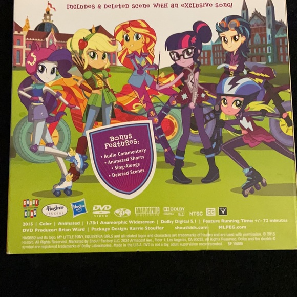 My Little Pony Equestria Girls Friendship Games DVD video - Picture 5 of 12